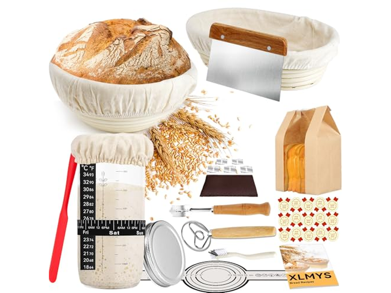 Juego de Banetones Ovalados Calientes para Fermentación de Pan de Alta Calidad