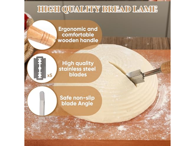 Banetón Ovalado Grande de Harina de Arroz Banetones Improvisados para Venta Baguette Enhornado