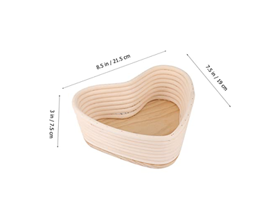Esterilla de Silicona para Cesta de Fermentación para Donas, Pan de Algodón Más Vendido, 3 Juegos