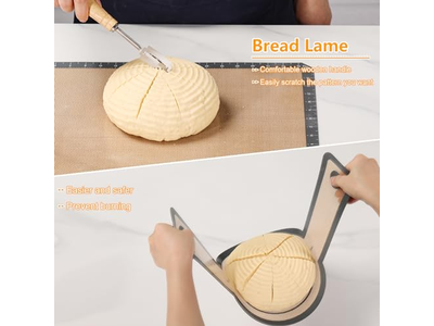 Tazón de Fermentación Cesta Banetón en Forma de Corazón Pan Redondo Elevador Casero