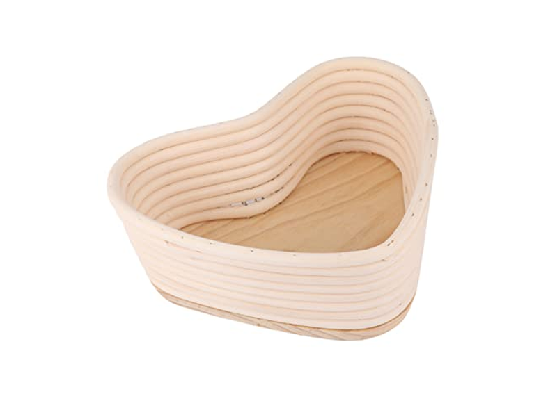 Cesta de Masa de Pan Banetón de Ratán Rectangular Banetones de Madera Comprimida